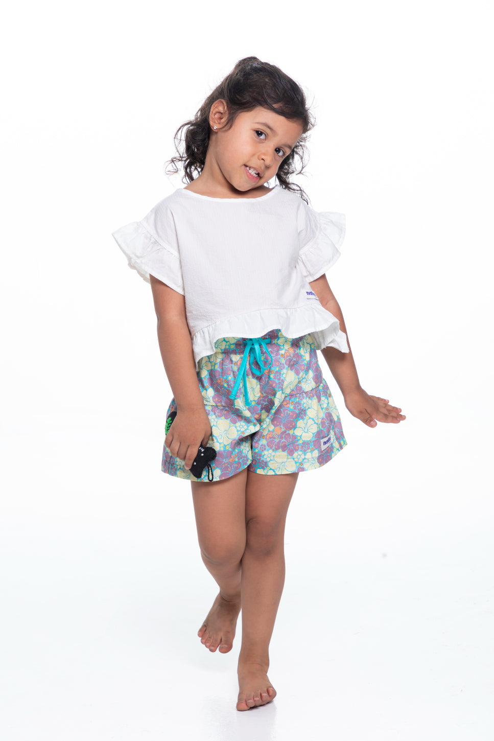 Blusa Sencilla Blusas Y Shorts Para NiÃ±as Ropa Conjunto De Short